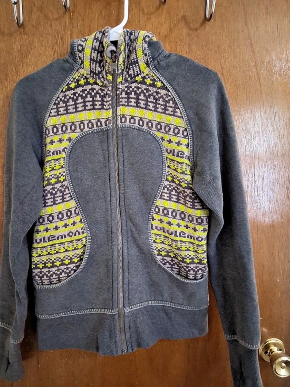 Lululemon Special Edition Fair Isle Knit Scuba Hoodie